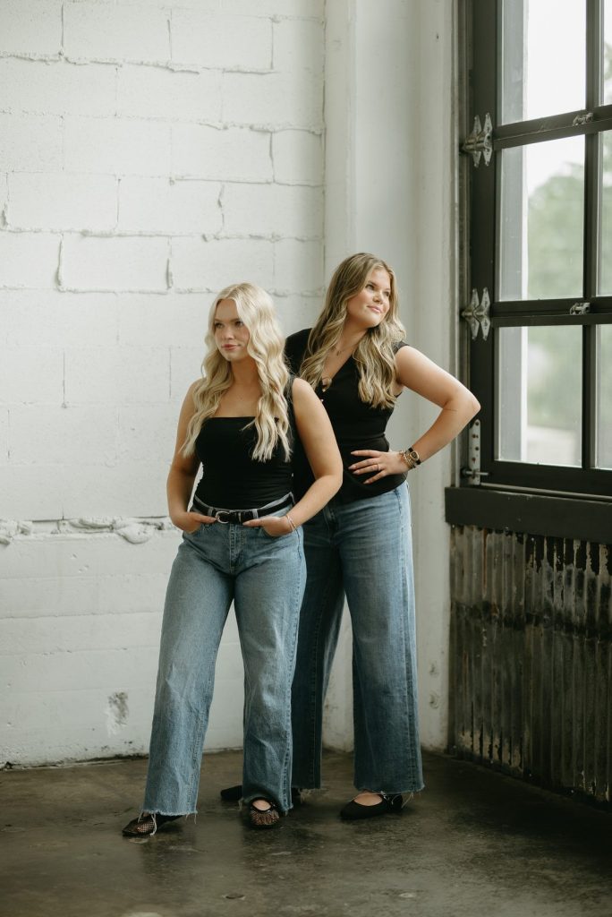 Riley Button and Paige Evenson of R Collective Media